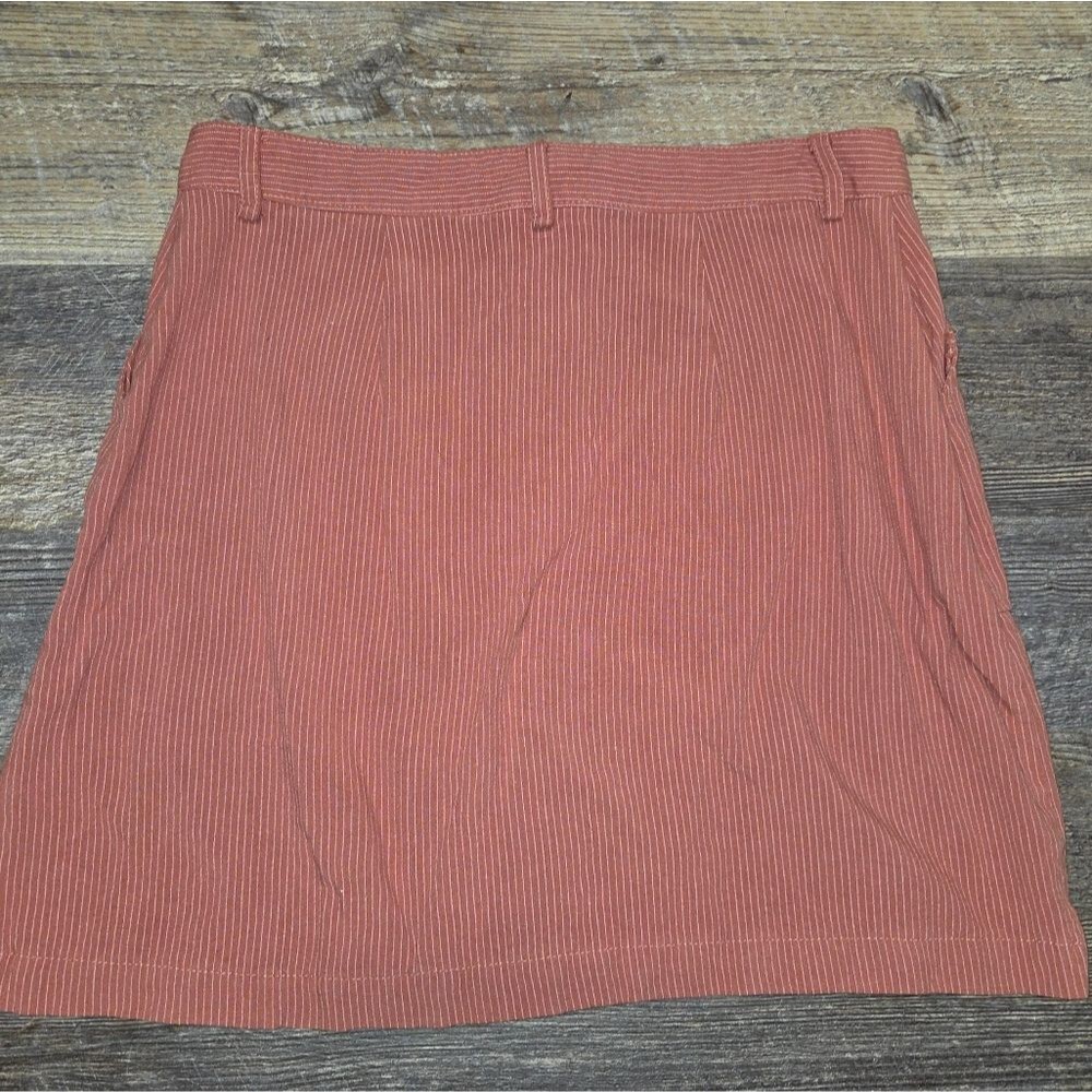 E&M Button Front Mini Skirt - Picture 5 of 7